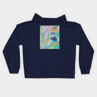 Omori fanart Kids Hoodie